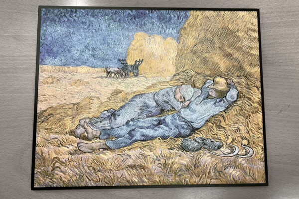 V. van Gogh: Mezzogiorno - Riposo dal Lavoro